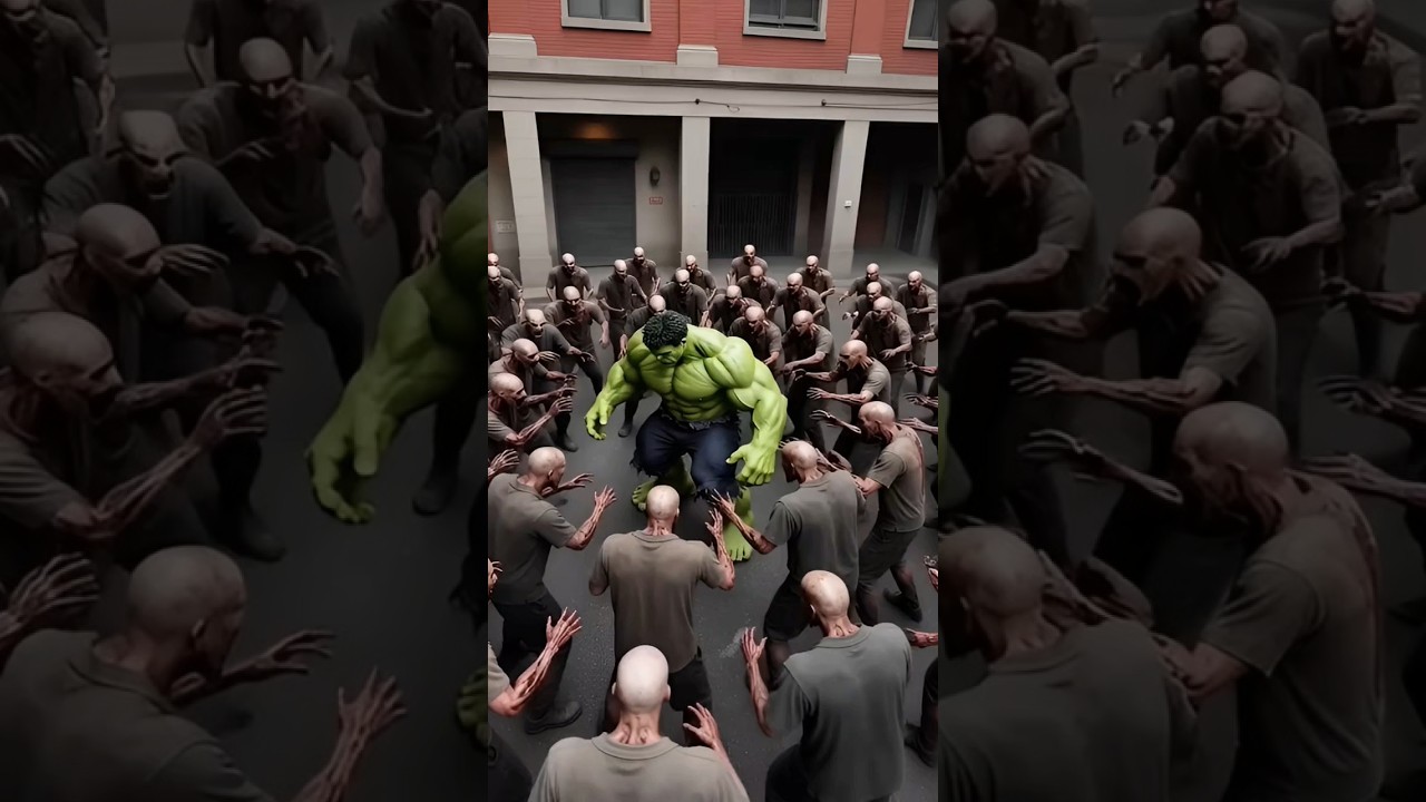 😱 Zombie ne Hulk ki Girlfriend ko Kaata | Hulk Angry | 