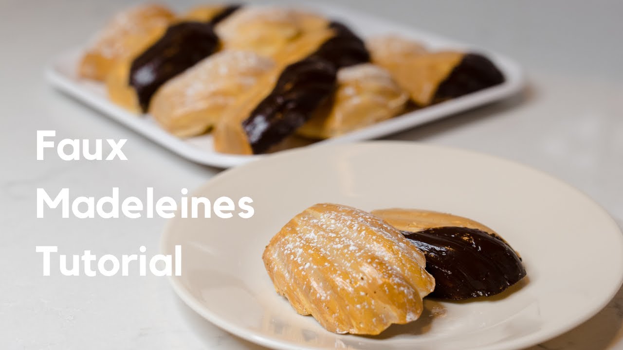 How to make faux madeleine cookies | DIY prop food 