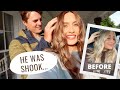 SAYING BYE TO BLONDE HAIR! (& husband's reaction..)