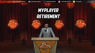 NBA 2K19 - What happens when you retire your MyPlayer from mycareer? you wont believe what happened!