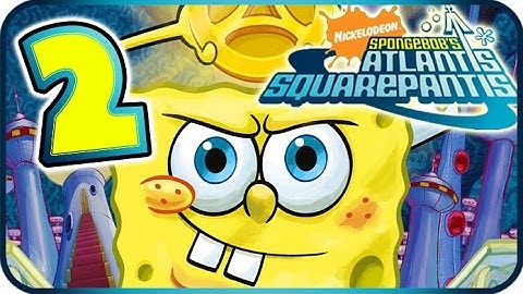 SpongeBob Atlantis SquarePantis Walkthrough Part 2 (PS2, Wii) ☼ Level 2 ☼