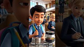 POV: Middle Class Kid in Rich School 😂 #funnyshorts #viralreels #kids