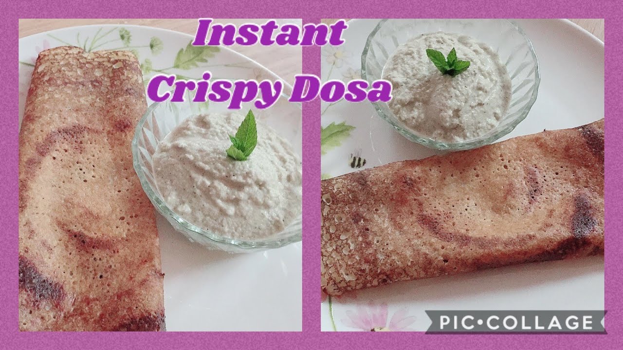 Avalakki dosa recipe ದಿಡೀರ್ ದೋಸ How to make Instant Dosa South