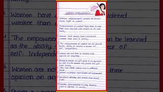 10 Lines Essay On Women Empowerment In English L Women Empowerment Essay In English