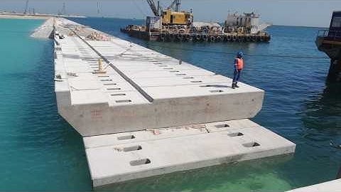 Mega Construction Projects. How Super Seaports & Sea Bridges Are Built? Heavy Machinery & Equipment