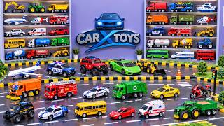 Toy Cars Running on Road Track ๐๐๐ | Vehicles Collection for Kids