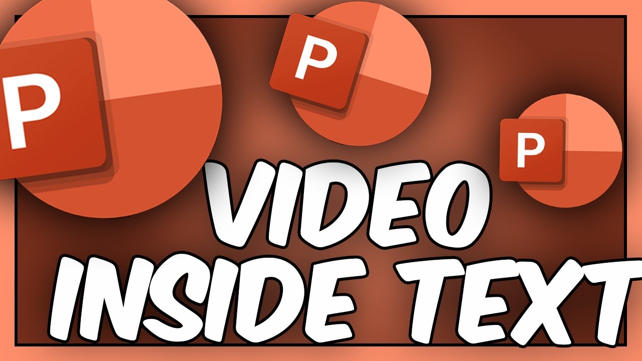 How To Add Video Inside Text In PowerPoint 2024 - YouTube