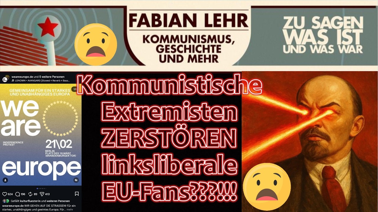 Kommunistische Extremisten ZERSTÖREN linksliberale EU-Fans???!!!