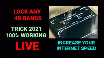 Internet Speed Kaise Increase Kare | 4G Bands Ko Lock Kaise Kare | Lock Band 2300Mhz