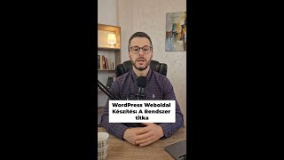 WordPress Weboldal Készítés - A Rendszer titka #shorts