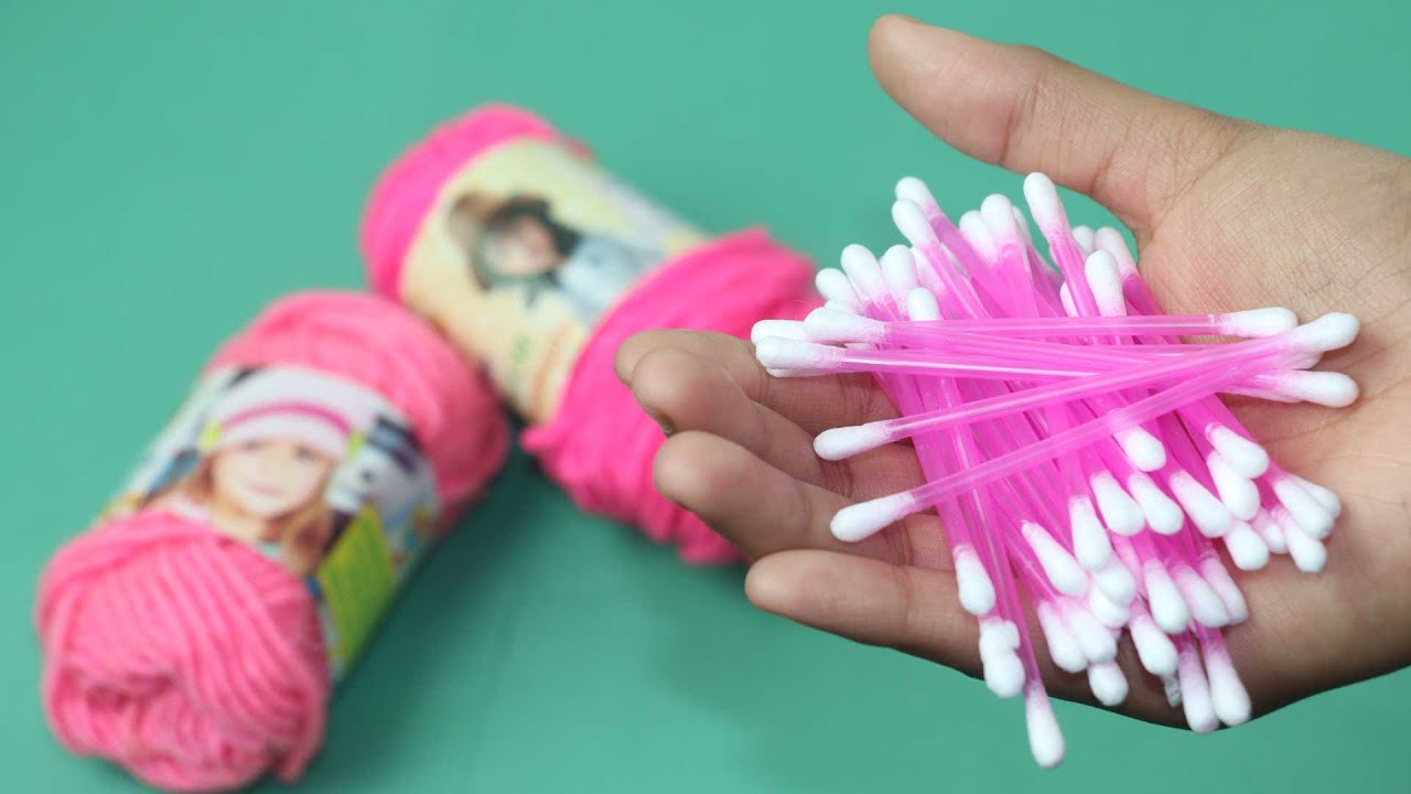Amazing Cotton buds & Old bangles reuse idea Best DIY arts and crafts