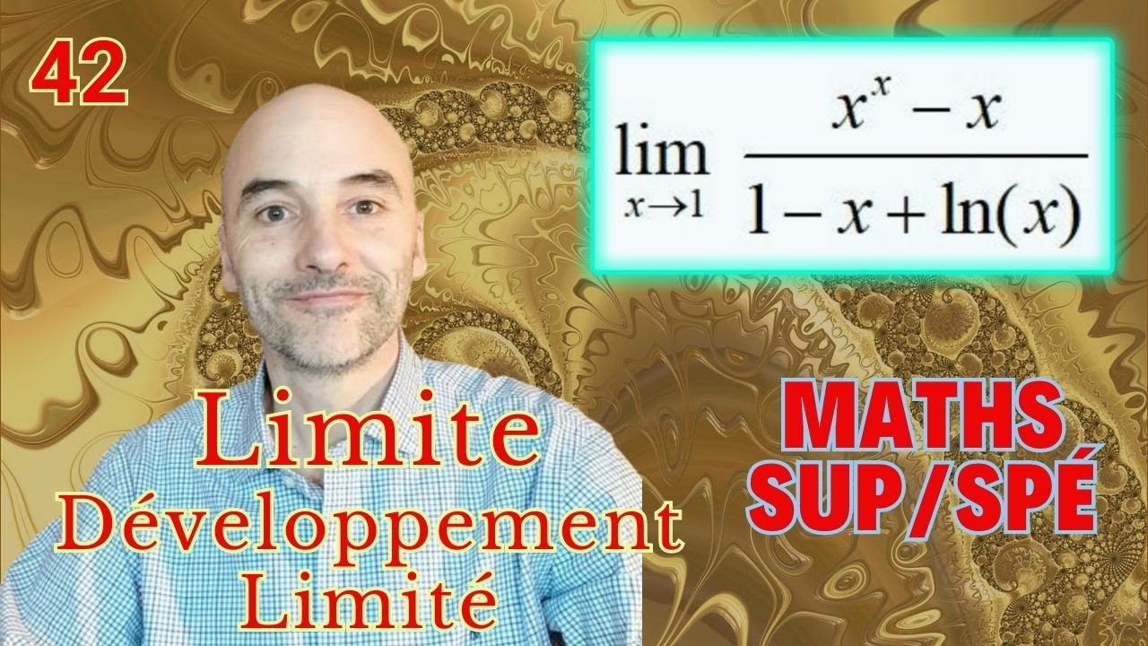 42-Comment calculer une limite en 1 (changement de variable et DL-MathSup/Spé