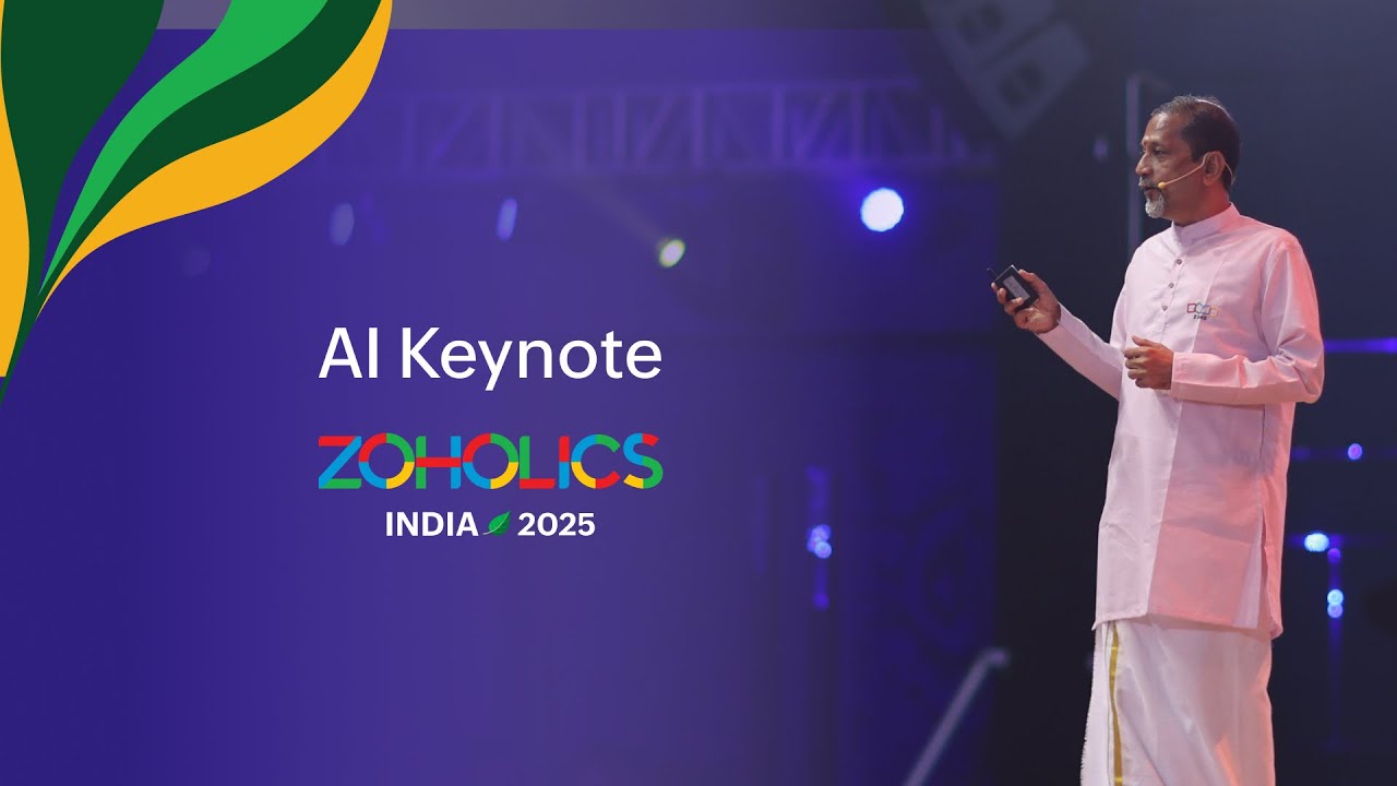AI Keynote: Sridhar Vembu | #ZoholicsIndia25