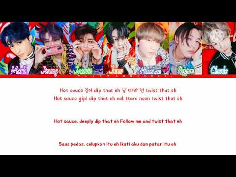NCT DREAM Hot Sauce 맛 Color Coded Lyric Han Rom Eng Indo 