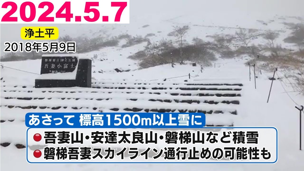 Cold Vortex Passing: Could We See Mountain Snow Even on May 9th