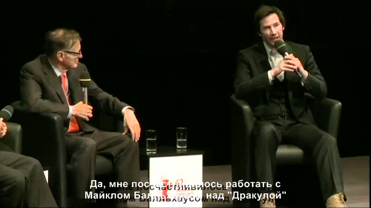 Keanu Reeves. Berlinale 2012. Side by Side premiere русские субтитры. 2часть (2)