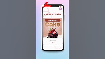 Canva Tutorial | Type Gradient #canva #canvapro #canvatutorial #tutorial #fypシ゚viral #ciao