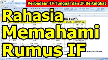 Memahami Rumus IF Tunggal & IF Bertingkat