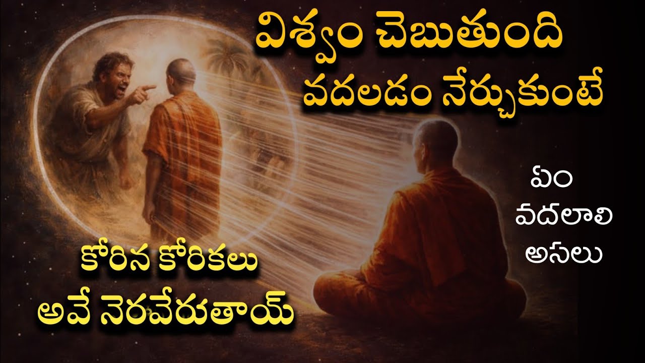 వదలడం నేర్చుంటే వాటంతట అవే వస్తాయ్ | telugu motivation | universe 
