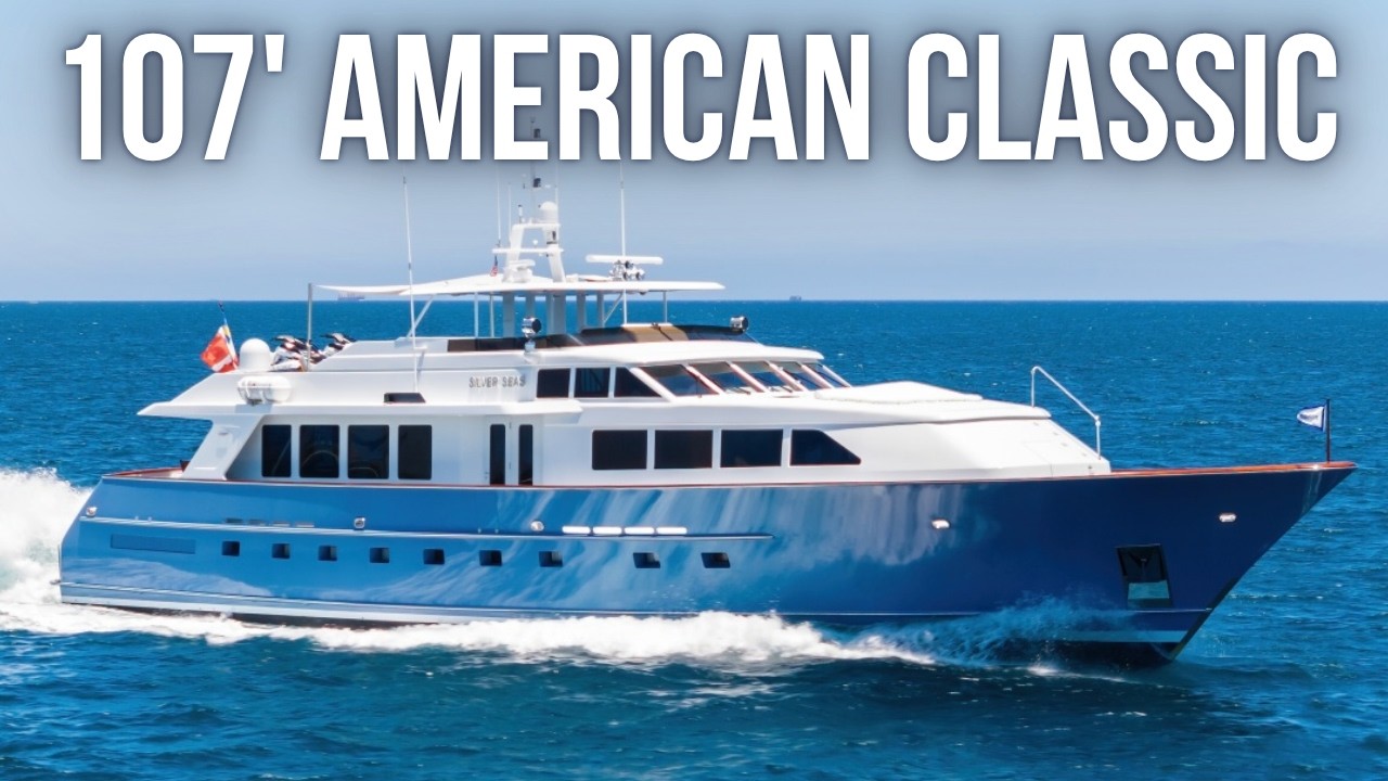 ⁣Inside a $4.5M American Classic: 1998 Burger Yacht Tour