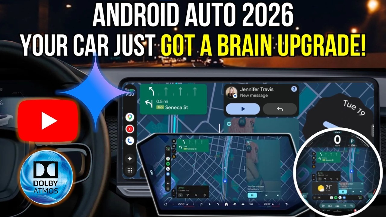 Android Auto 2026: Your Car Just Got a Brain Upgrade!