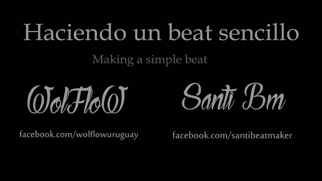 Beatmaking session/Making a simple beat (Santi Bm X WolFloW)