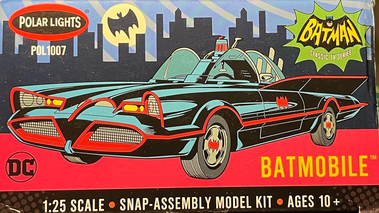 Full build and review of the Polar Lights Batmobile
