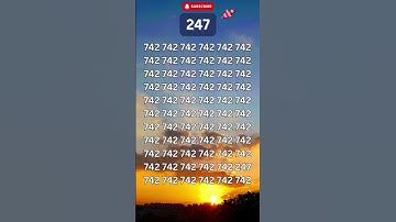 Find The ODD One Out "247" in this Challenging Puzzle!🏆#trending #viral #youtubeshorts #viralvideo