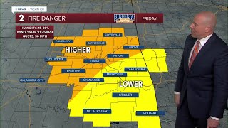 Breezy, sunny, and warm Friday