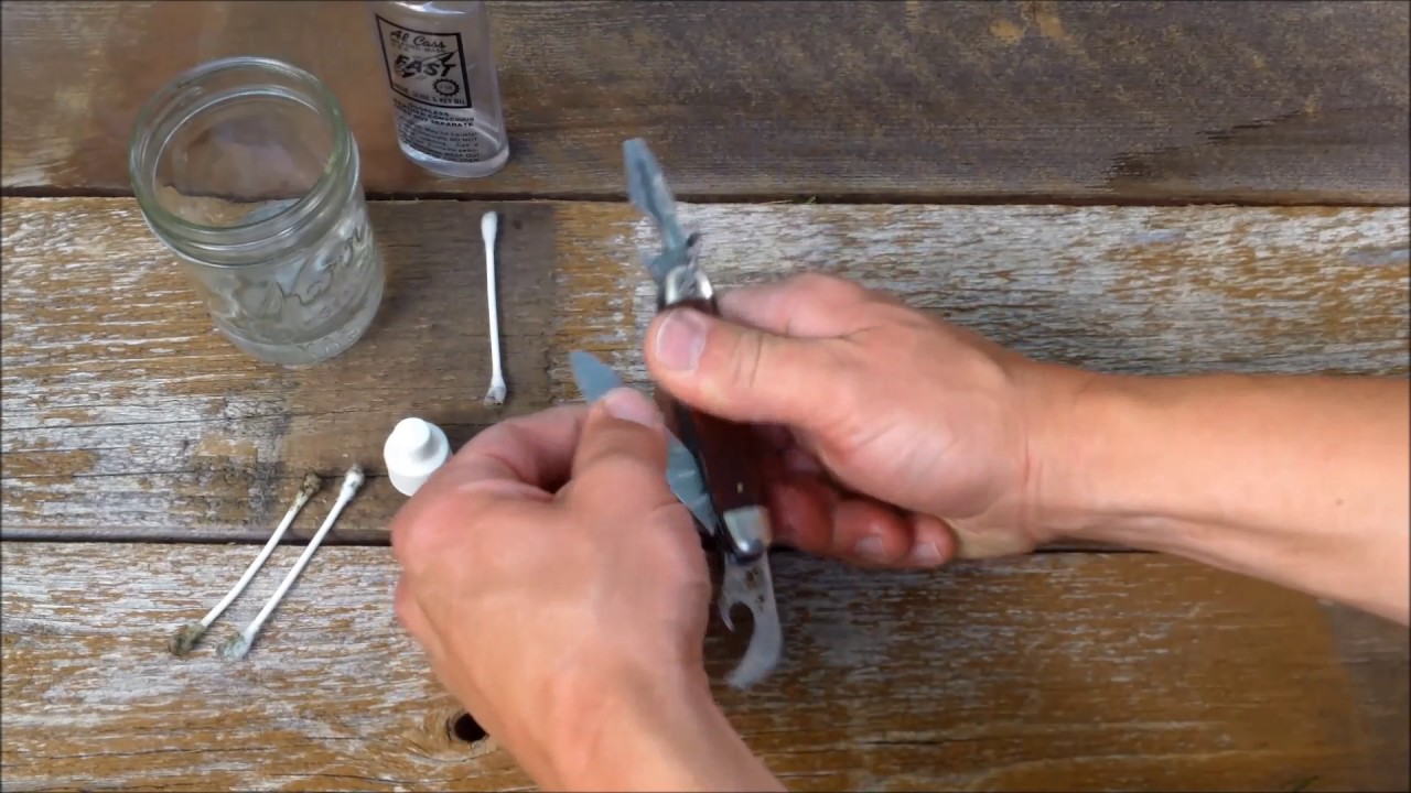 Pocket Knife Maintenance YouTube