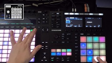 Live Trap Beats - Fingerdrumming on the Maschine MK3 / Ableton Push 2