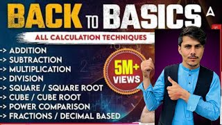Math fast calculation techniques 