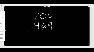 How To Subtract Across Zeros