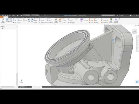 Modification of Diecasting Part with Inventor 2017