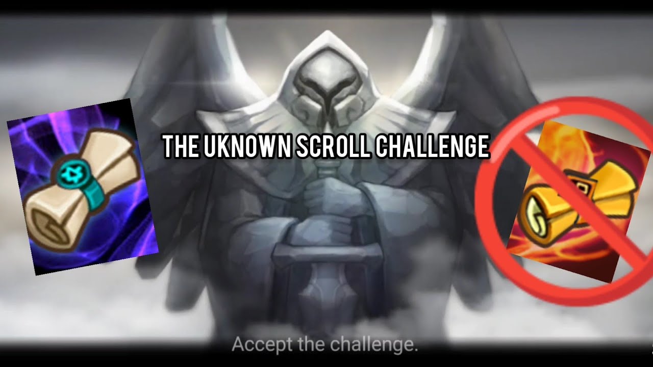 unknown scroll only challenge part 1 ( summoners war )