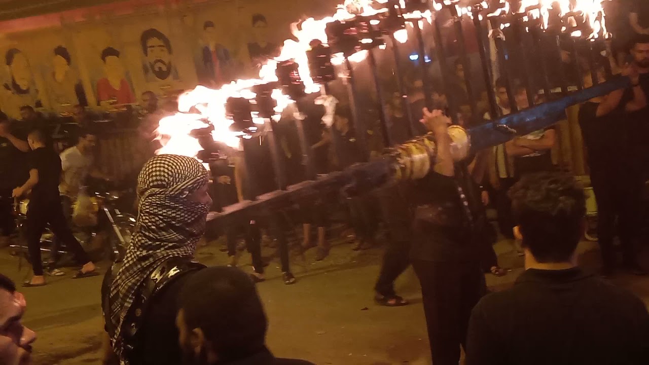 موكب العقيله زينب (ع) الشطره هيئه المشاعل