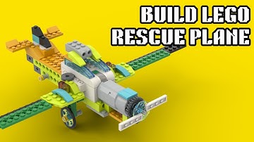 ✈️ Building a LEGO® Rescue Plane with a WORKING Winch! | WeDo 2.0 Robotics Project ⚙️🆘