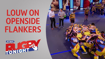 Francois Louw explains the benefit of playing two openside flankers