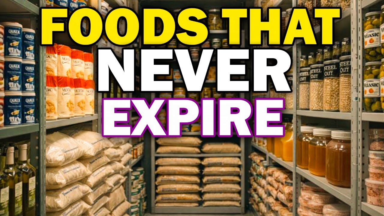 These 12 Foods to STOCKPILE that NEVER EXPIRE