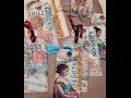 TAG ART - HOW TO DO COLLAGE STAMPING - JOURNAL TAGS