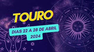 TOURO ♉️ Semana 22 a 28 de Abril de 2024 - Horóscopo ♉️❤️️❤️️