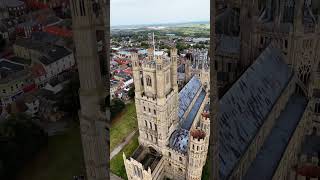 Ely Cathedral From Above  Aweinspiring Drone Footage In 4k