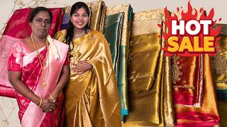 Ultimate Offer🔥Necklace Pattern Soft Silk Saree & Ambani Gold Saree With Aari Blouse🔥Hurry Up screenshot 5