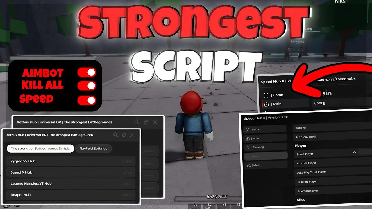 The Strongest Battlegrounds SCRIPT - Kill All + Auto Combo & Aimbot! (Mobile & PC) PASTEBIN 2025 ...