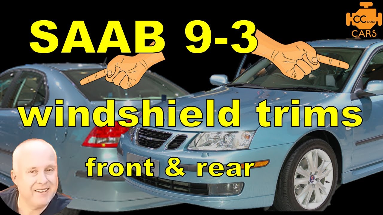 Saab 93 Windshield Trim Fr & Rr How to Remove and Replace YouTube