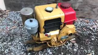 ディーゼル 4馬力 YANMER ヤンマー HA4B-K エンジン 発動機 - YouTube
