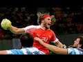 【ハンドボール】すご！ロングでしかもスピードシュート！キーパーもびっくり【handball 】 long shot
