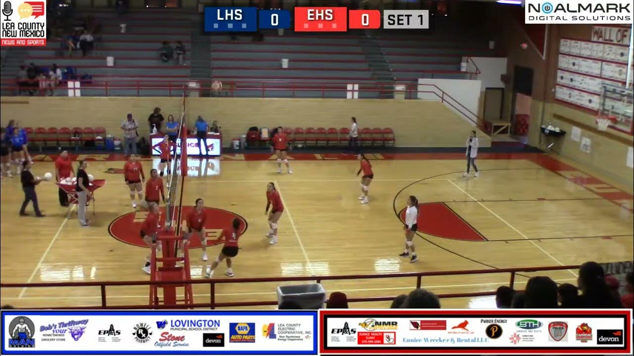 Eunice Volleyball vs Lovington YouTube