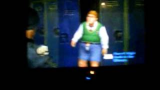 Bully Glitch Algernon stuck in a locker