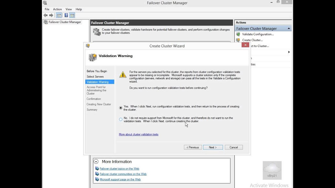 20409 Demo22 Creating A Failover Cluster - YouTube